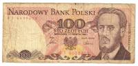 (1986) Банкнота Польша 1986 год 100 злотых "Людвиг Варинский"   VF
